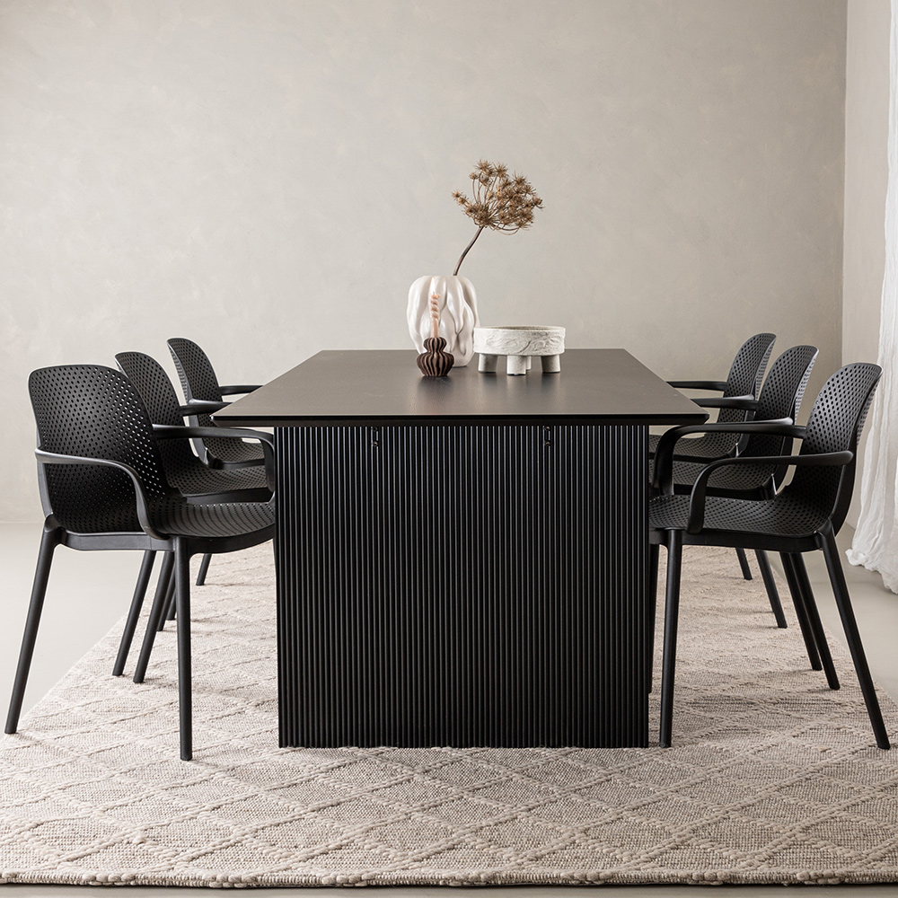 Spisegruppe Venture Home Vail med 6 Baltimore Stoler