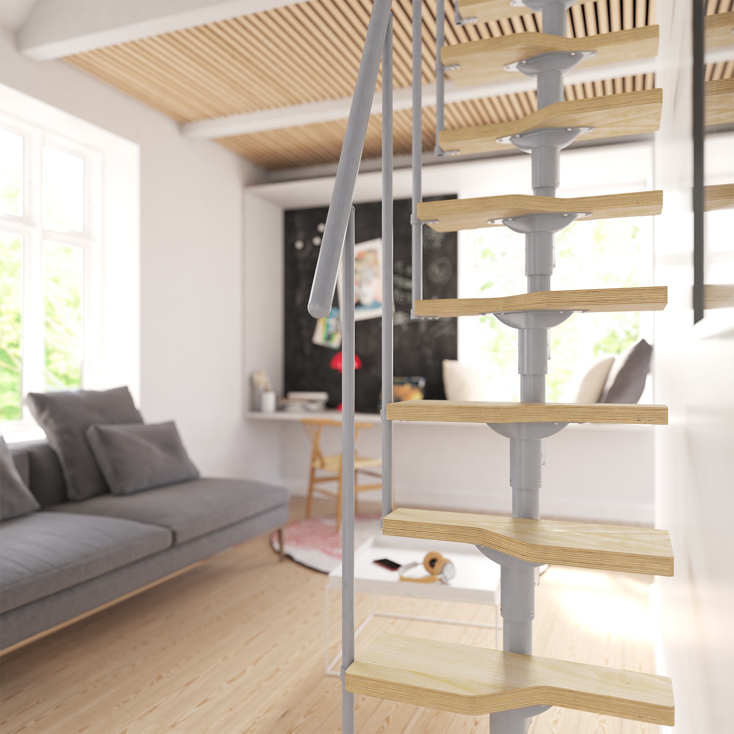 ATLANTA Spartrappa Onebox pearl grey Grå