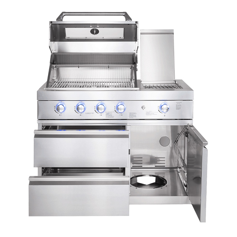 Frittstående Utekjøkken Myoutdoorkitchen Pure Compact Rustfritt Stål
