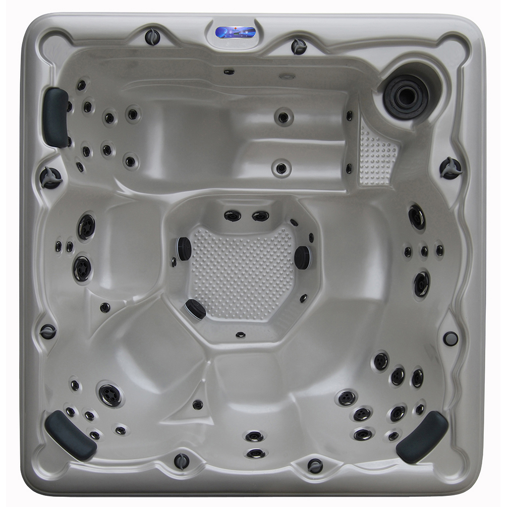 Utespa DenForm 61 Quartz White 49 Jets Spabad för 6 Personer