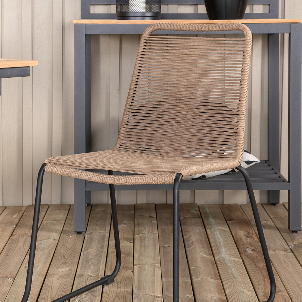 Spisegruppe Venture Home Mendi med 4 Levi Stoler