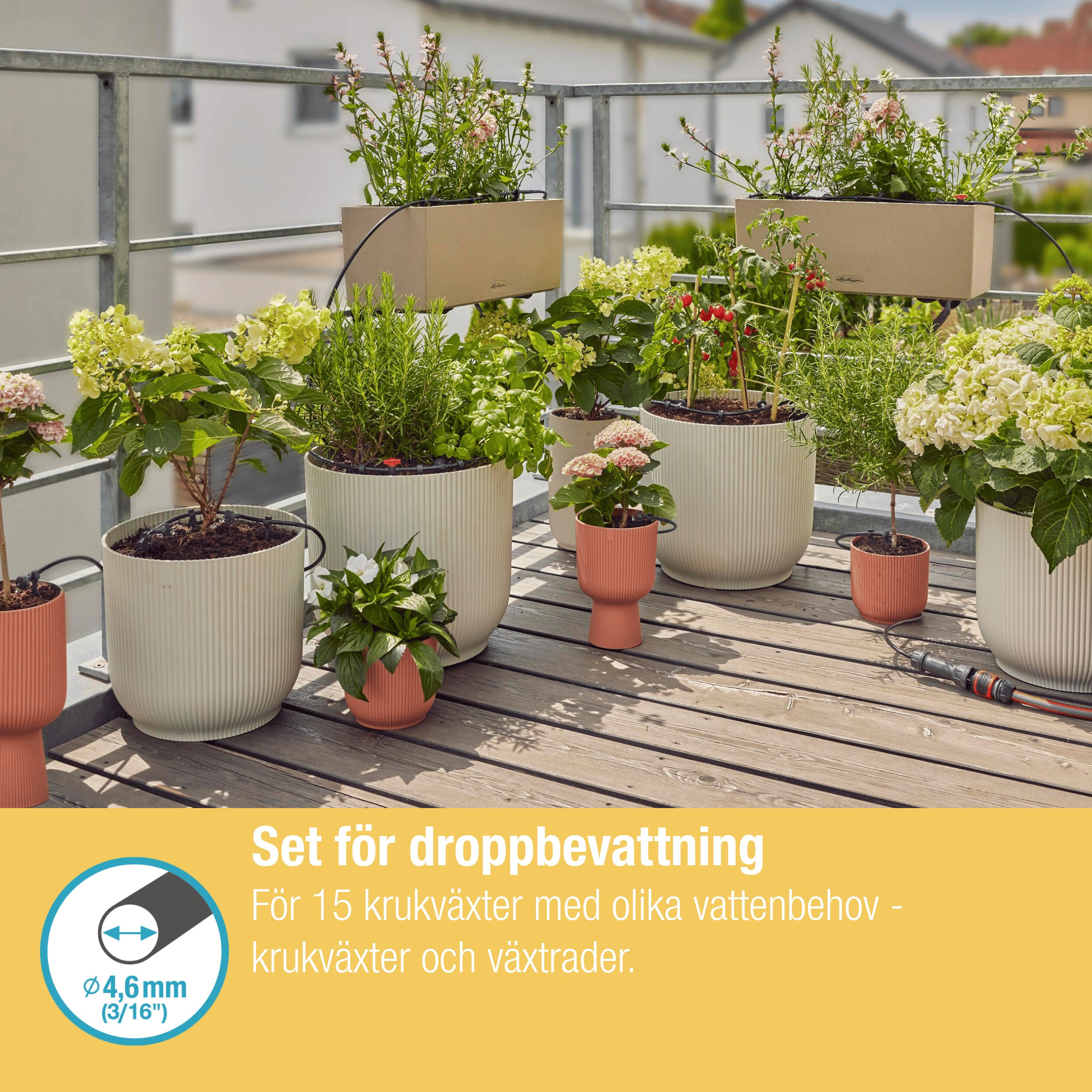 Vanningssett Gardena Micro-Drip Balkong