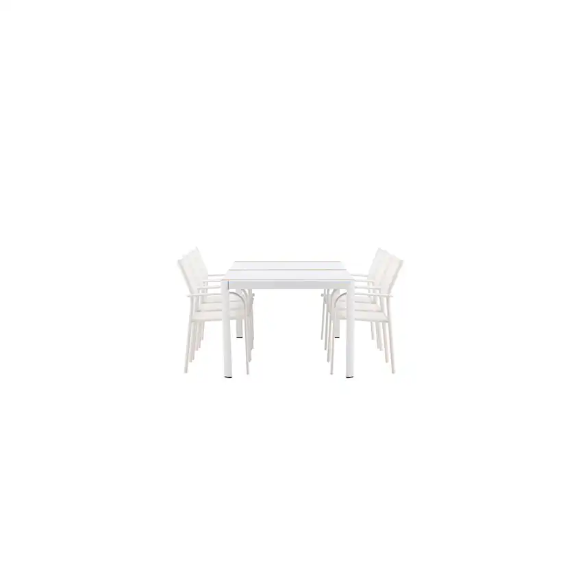 Spisegruppe Venture Home Togo med 6 Santorini Stoler