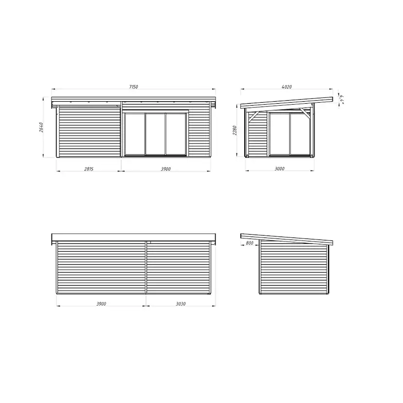 Hagestue Palmako Andrea 11,2 + 8,6 m2