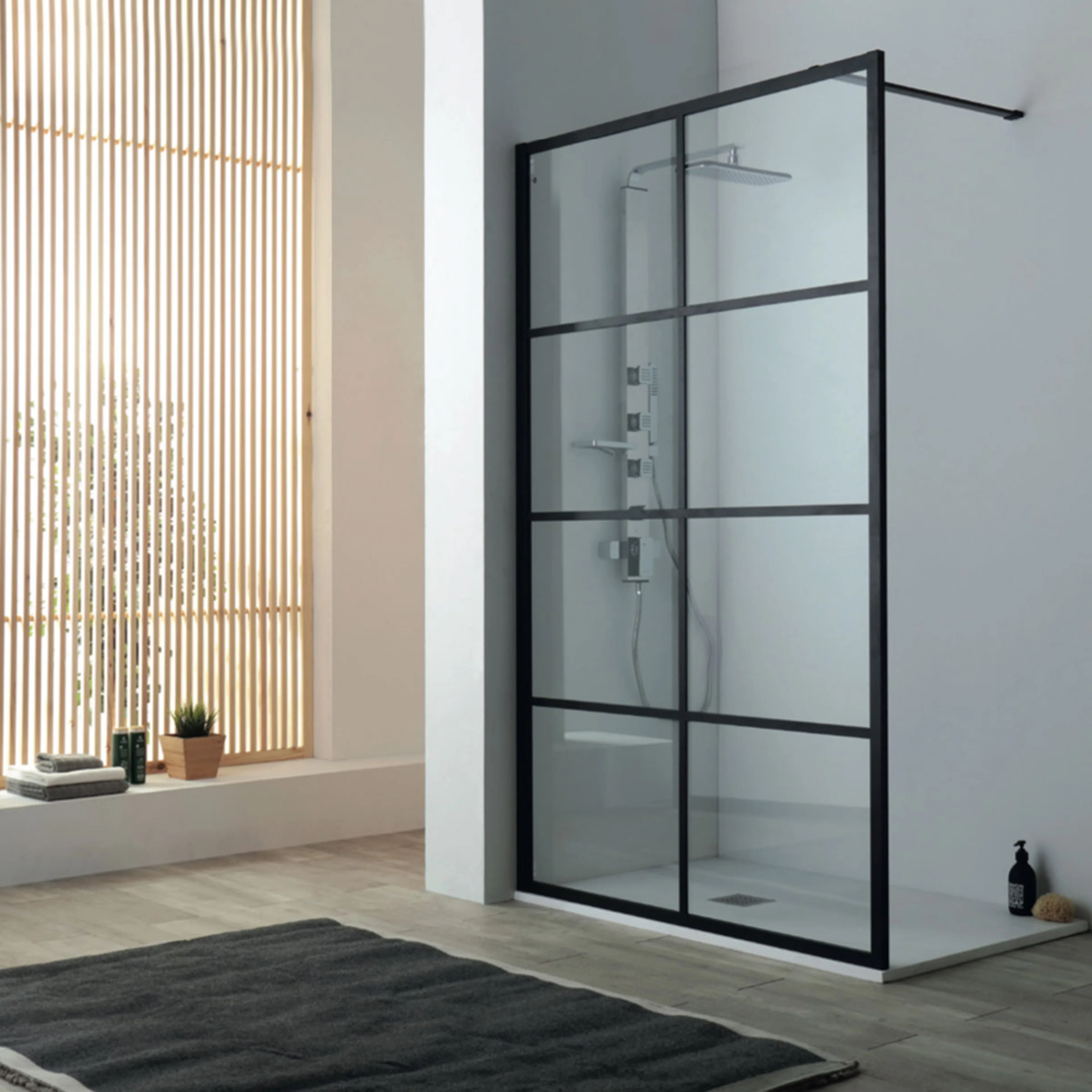 Dusjvegg Lavabo Walk-In