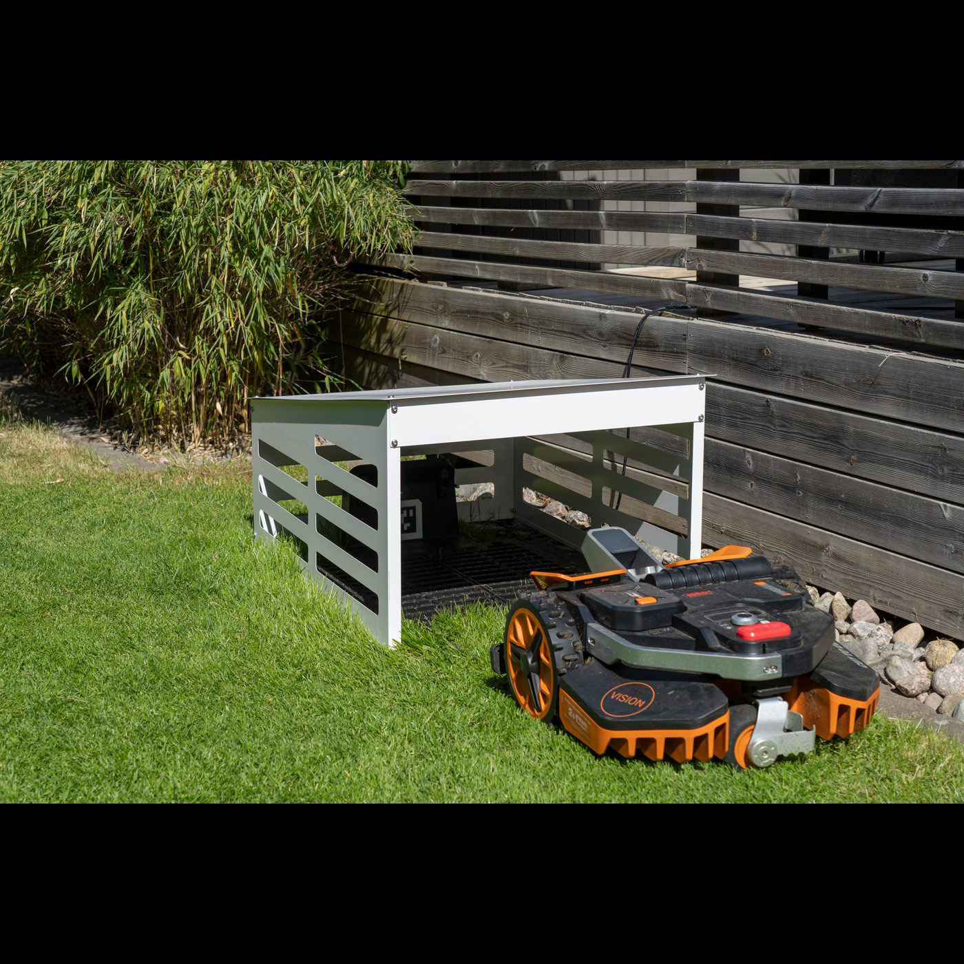 Hus til Robotgressklipper Skotte Garden Stål