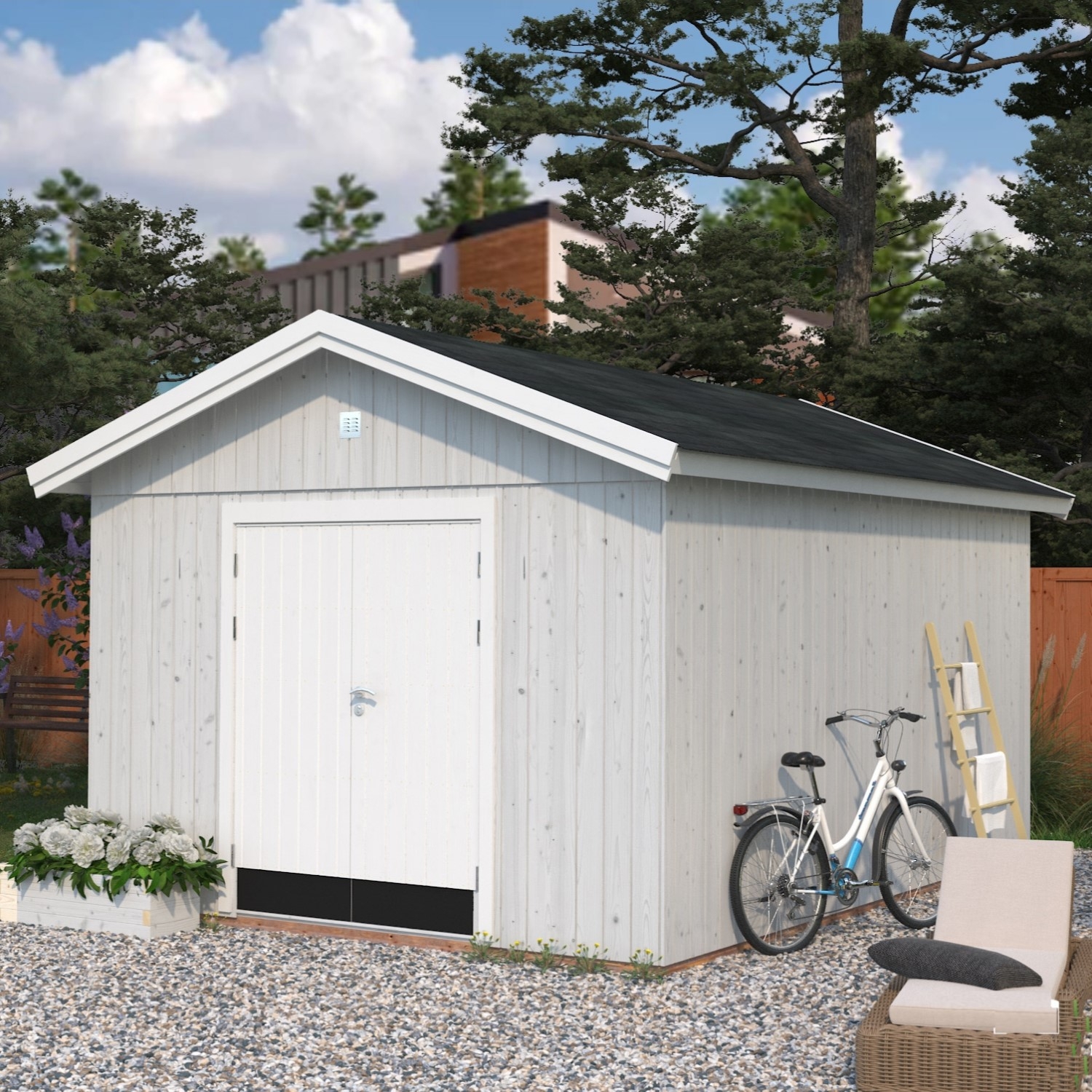 Redskapsbod Palmako Martin 13,6 m2
