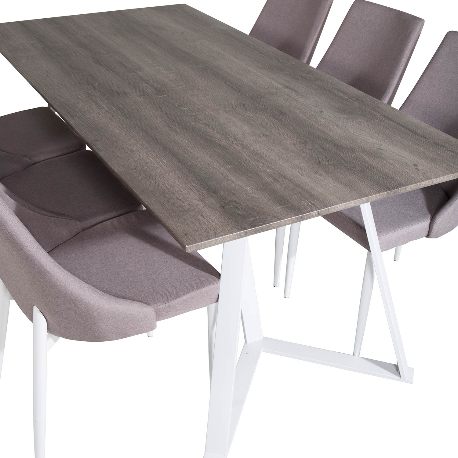 Spisegruppe Venture Home Madde med 6 Laura Stoler Polyester