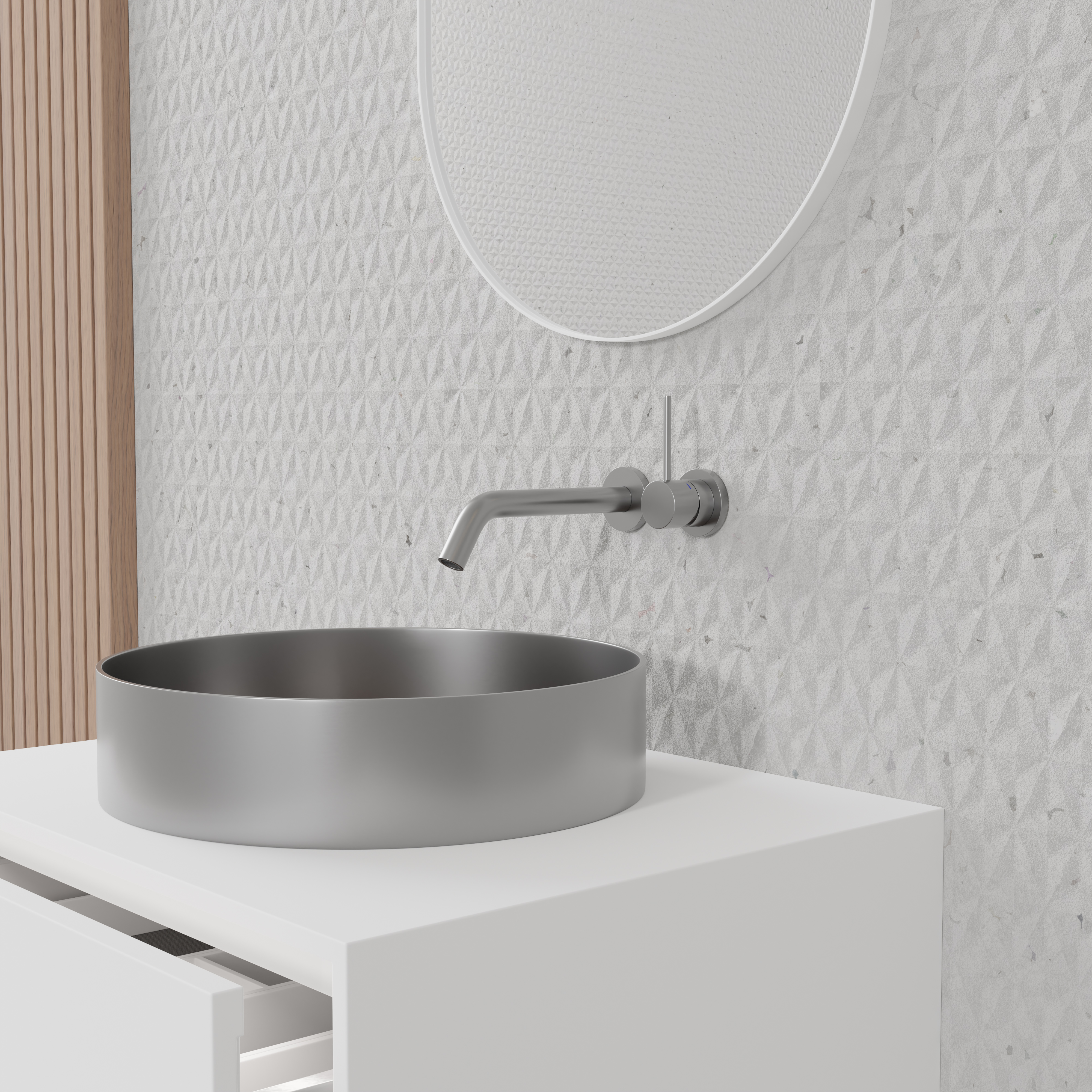 Servantbatteri Scandtap Steel Harmonized 1 for Innbygging
