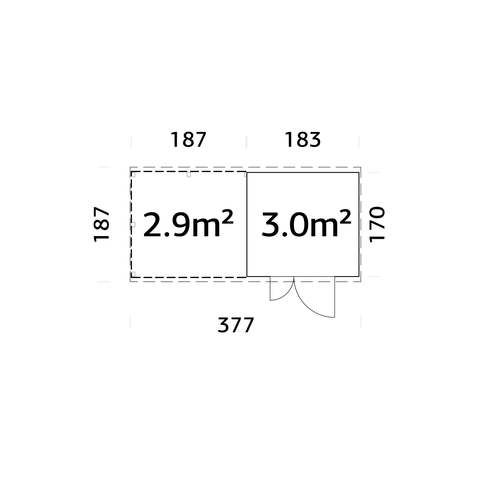 Leif 3,0 + 2,9 Ubehandlet Tre