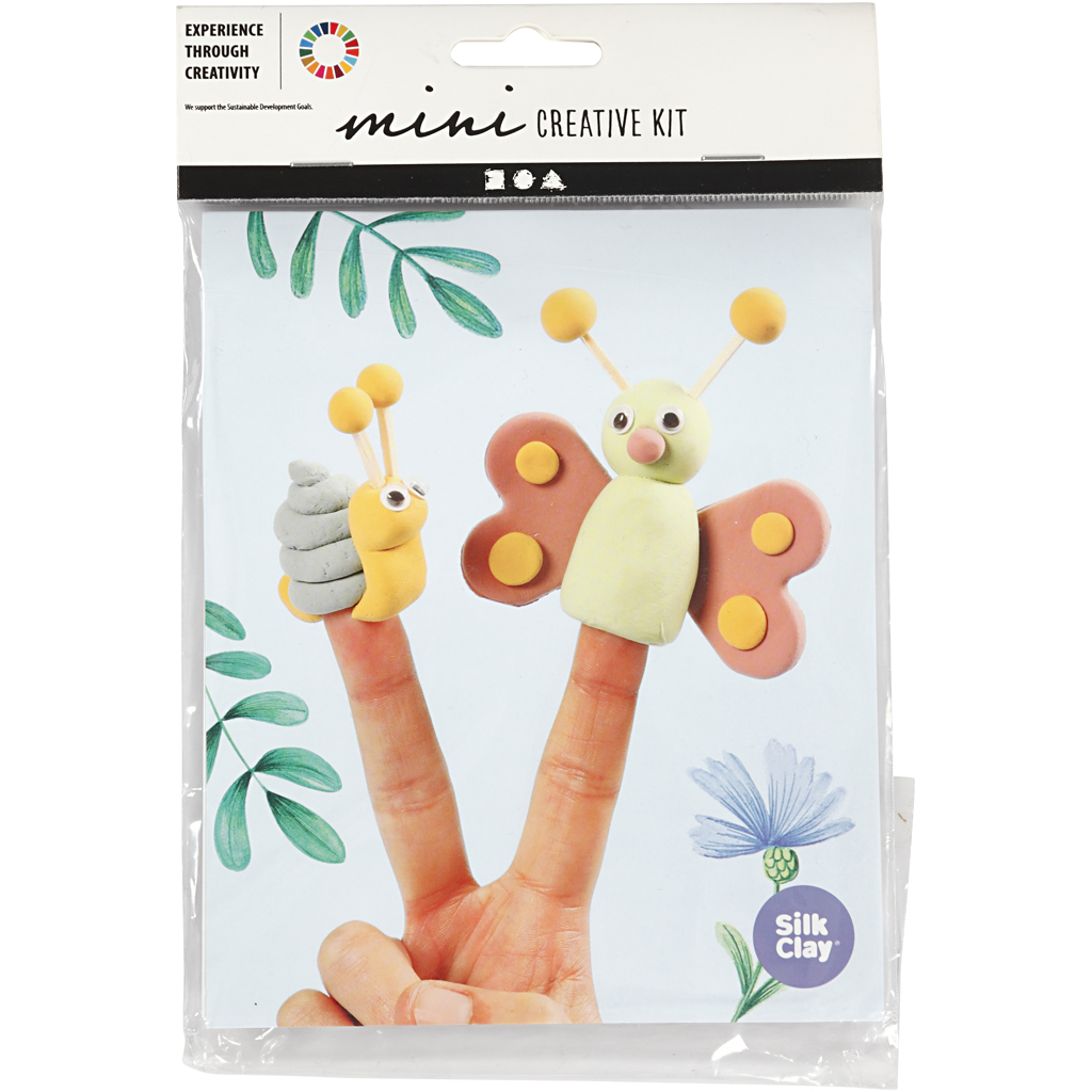 Materiellsett Creativ Company Mini DIY Kit Fingerdukker 1 Sett
