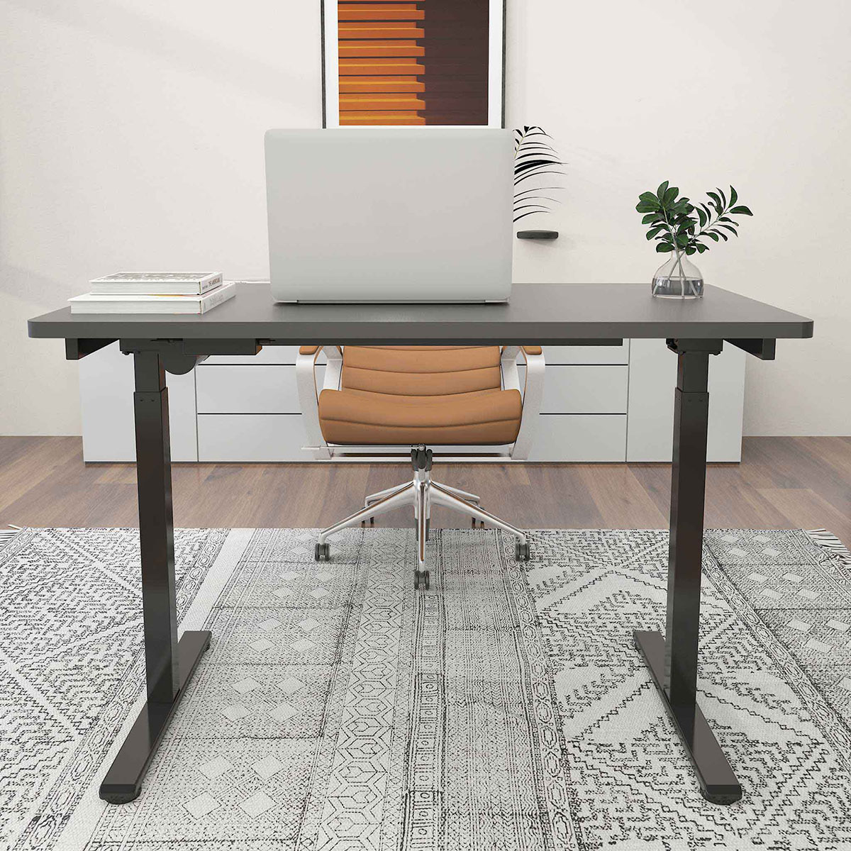 Skrivebord Lykke M100 140x70 cm Hev- og Senkbar