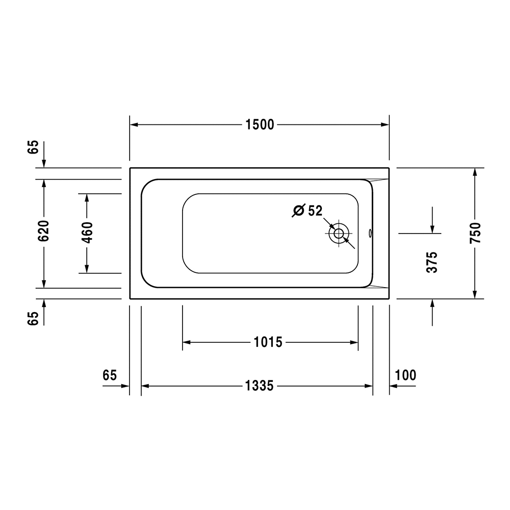 Badkar Duravit D-Code