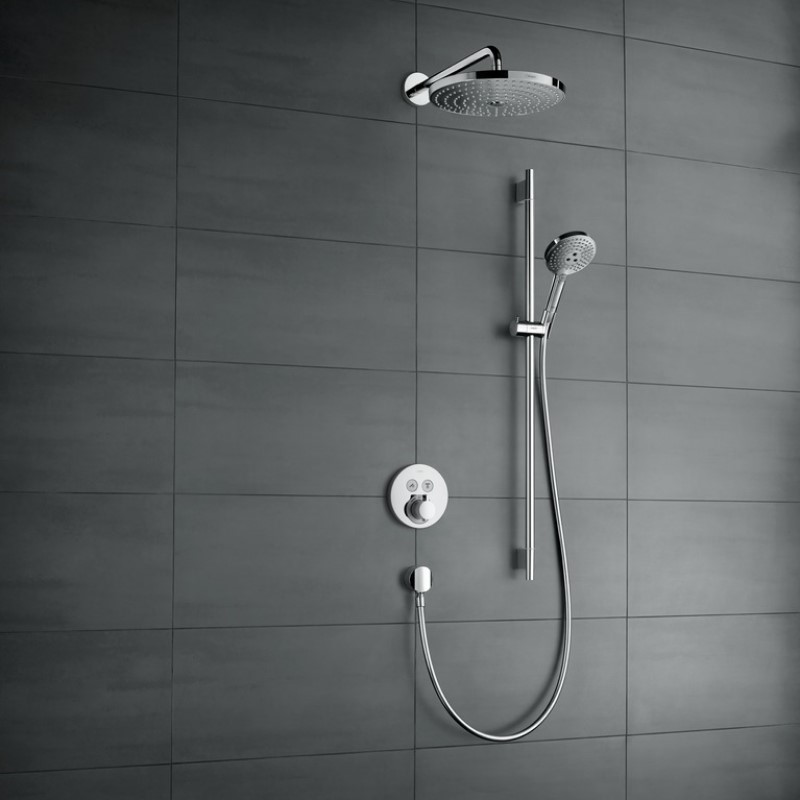 Dusjbatteri Hansgrohe ShowerSelect S 2-utløp Knopp