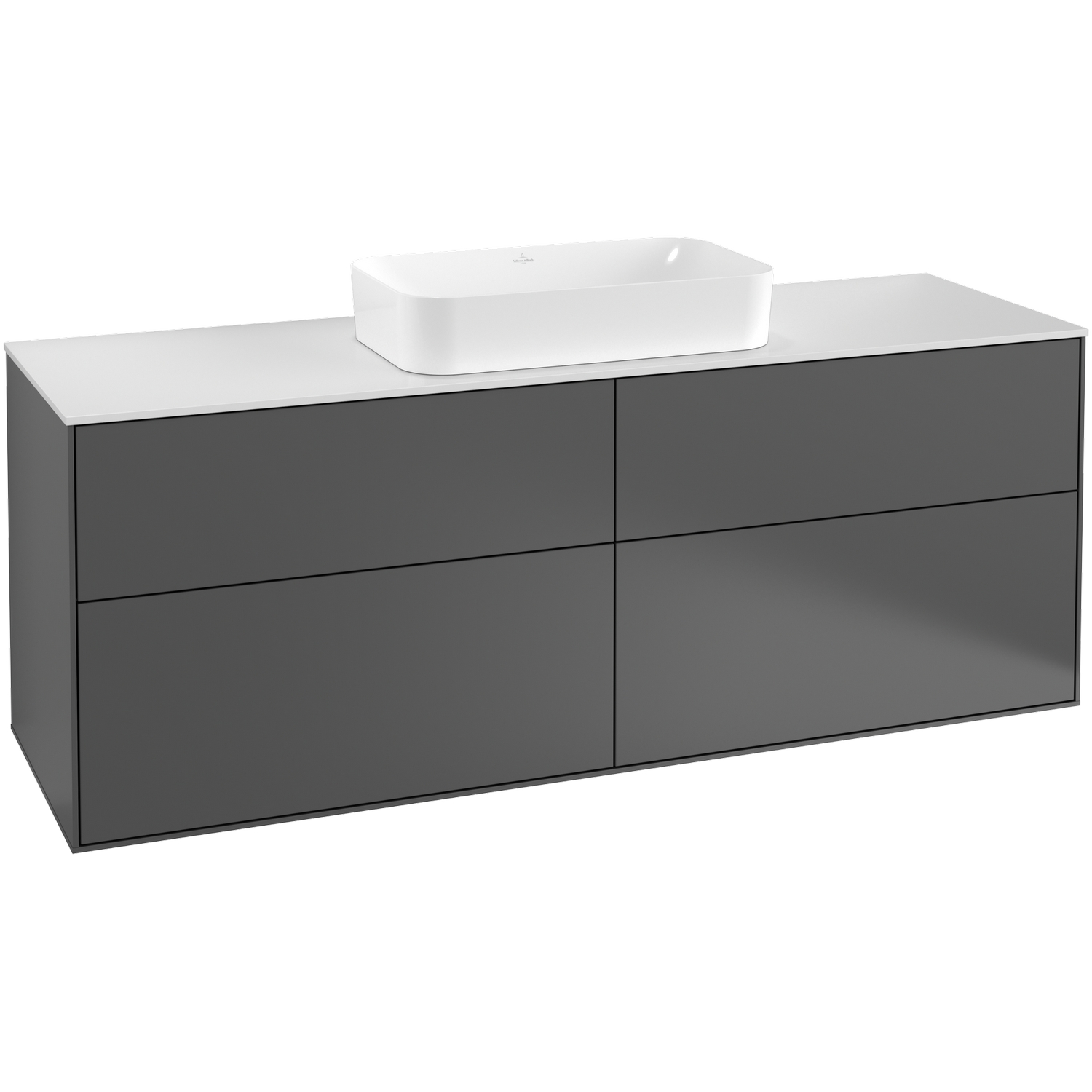 Tvättställsskåp Villeroy & Boch Finion med 4 Lådor och Bänkskiva för Fristående Tvättställ