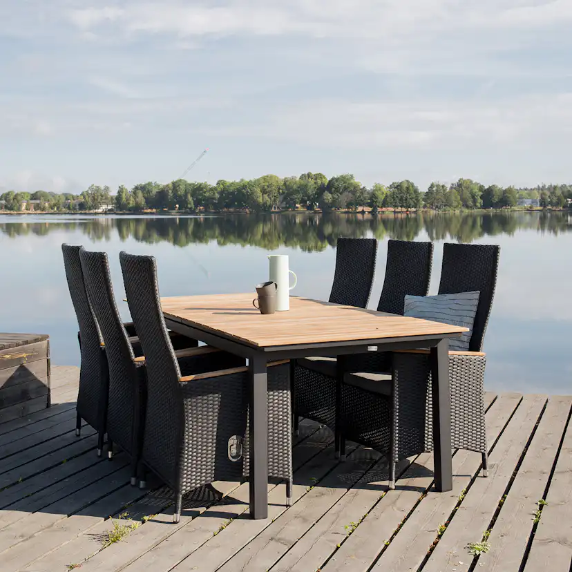 PositionsLenestol Venture Home Padova Sort/Teak