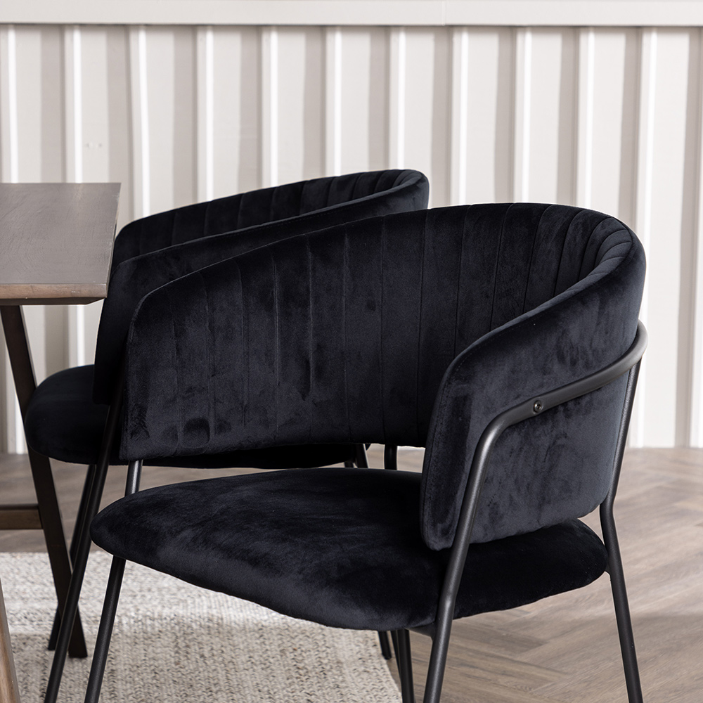 Spisegruppe Venture Home Kaseidon med 4 stk Selma Stoler
