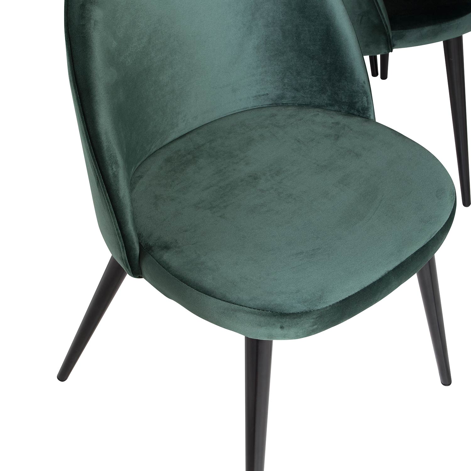 Spisegruppe Venture Home Gold med 6 Velvet Stoler