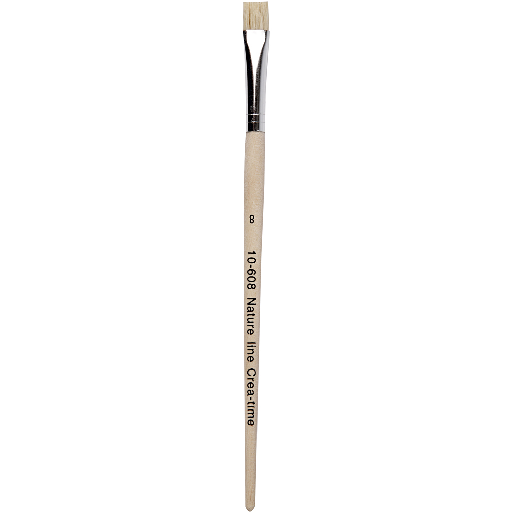 Pensler Creativ Company Natur Line Nr 8 10 mm Korte Skaft 12 Stk/1 Pk