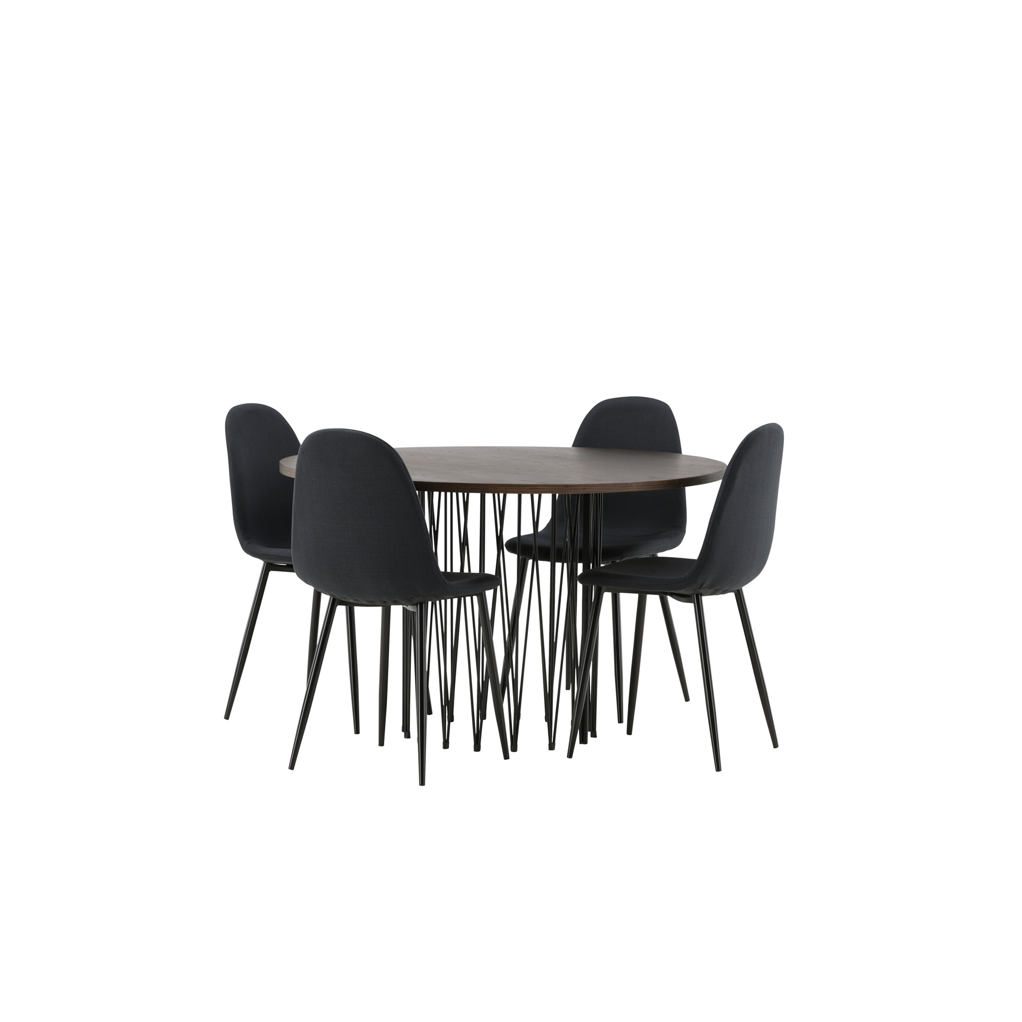 Spisegruppe furniture/fashion Stone med 4 Polar Stoler