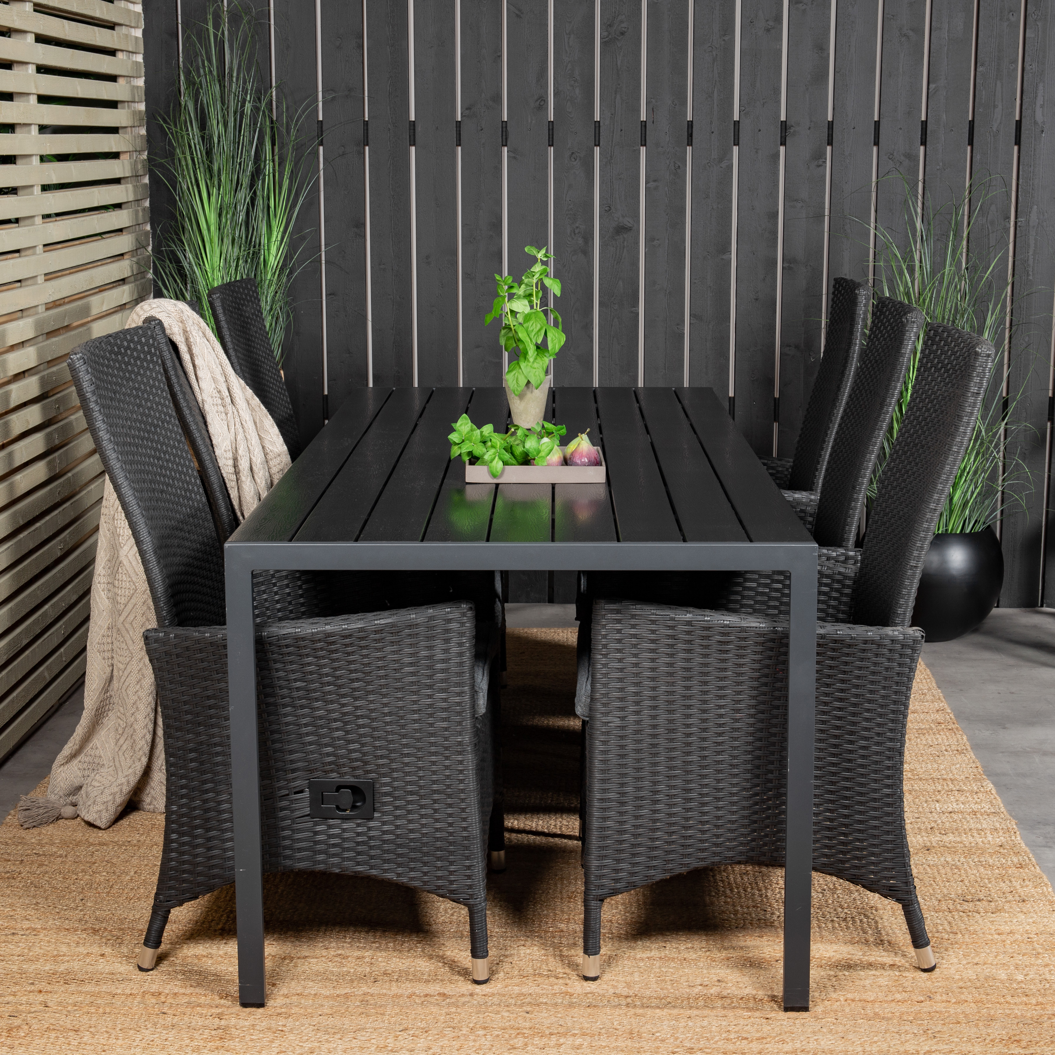 Spisegruppe Venture Home Break med 6 Padova Stoler