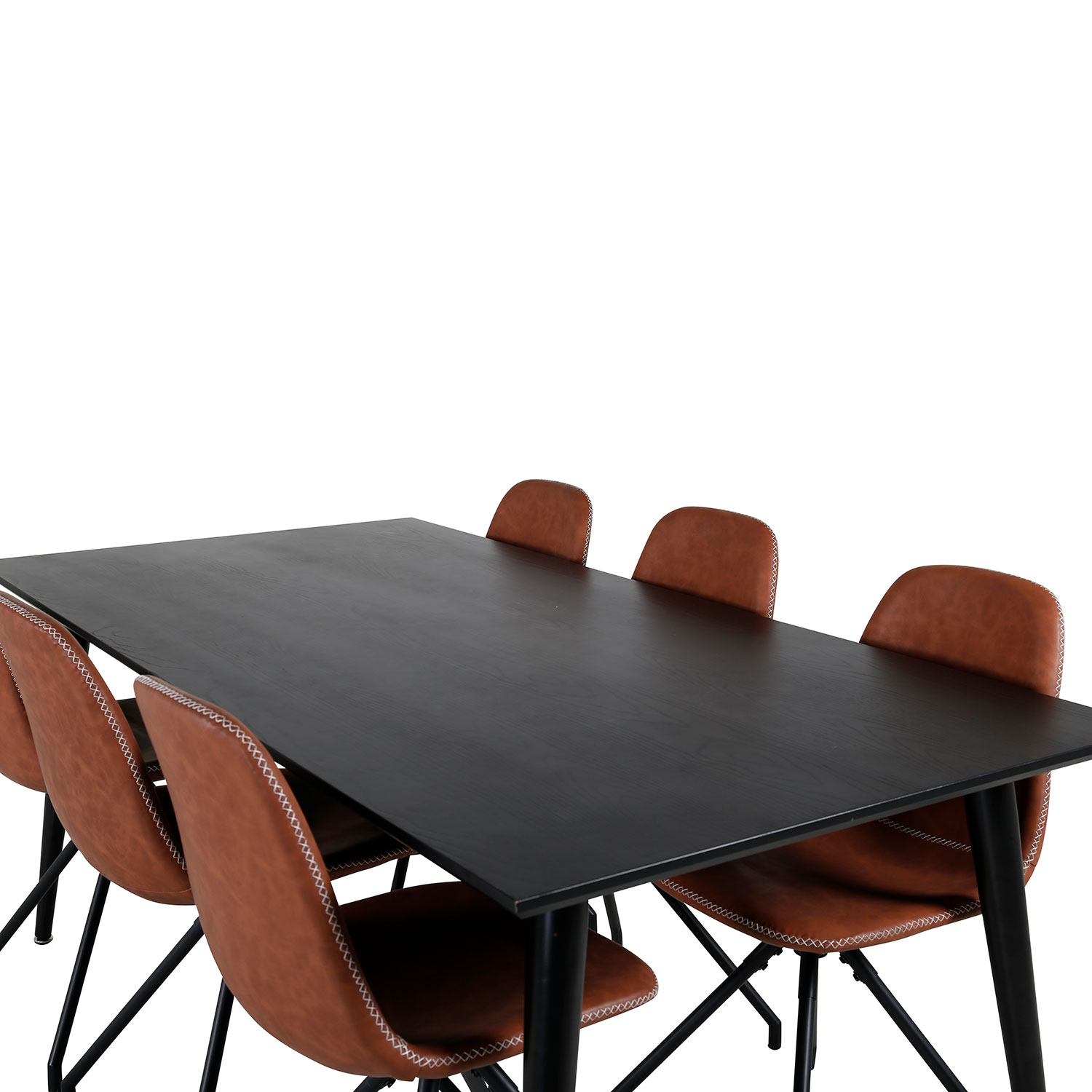 Spisegruppe Venture Home Dipp med 6 Polar Spin Stoler