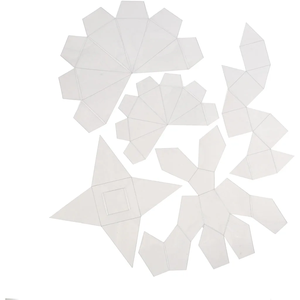 Støpeformer Creativ Company Transparente Geometriske Former 5 stk/1 Pk
