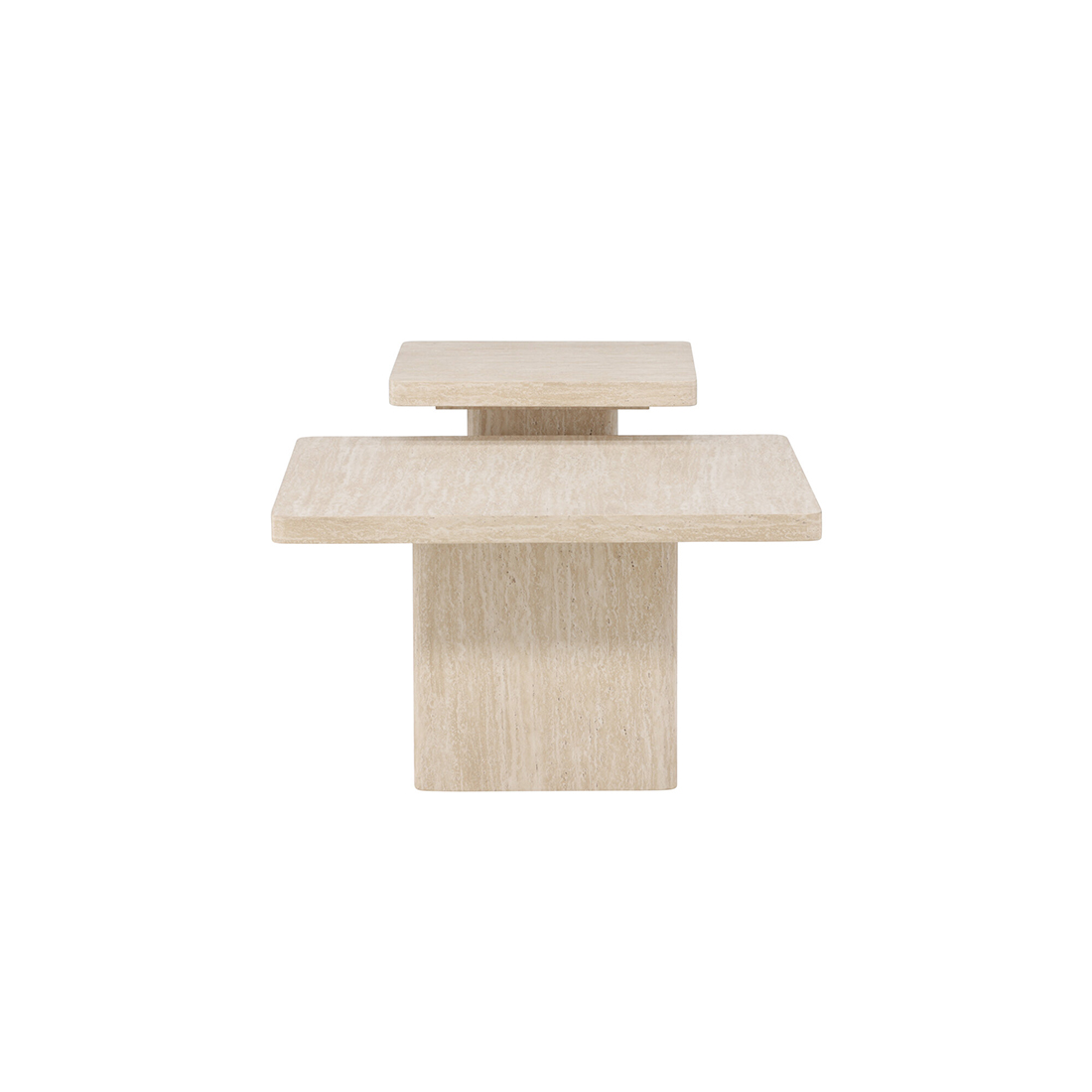 Sofabord Venture Home Qvart Set 80x80x46 cm & 50x50x56 cm