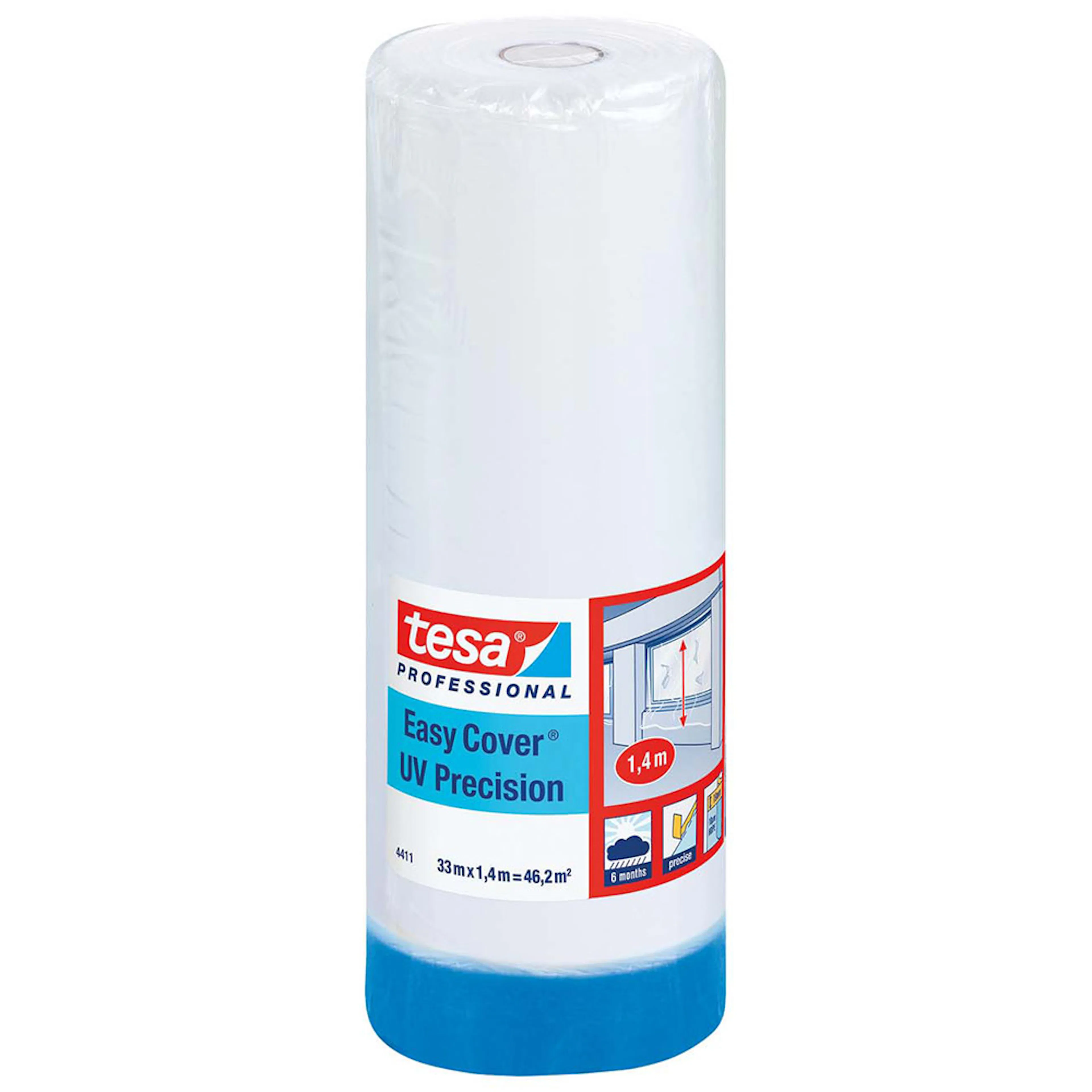 Maskeringsfilm Tesa UV 1400 mm x 33 m Presis