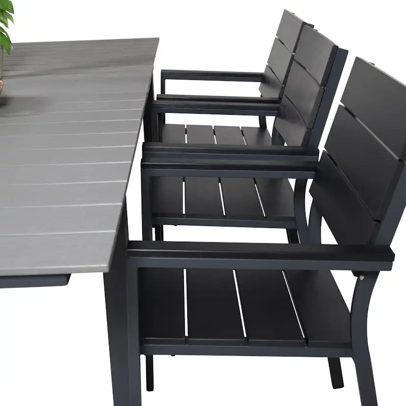 Spisegruppe Venture Home Lova 160/240 med 6 Lova Stoler