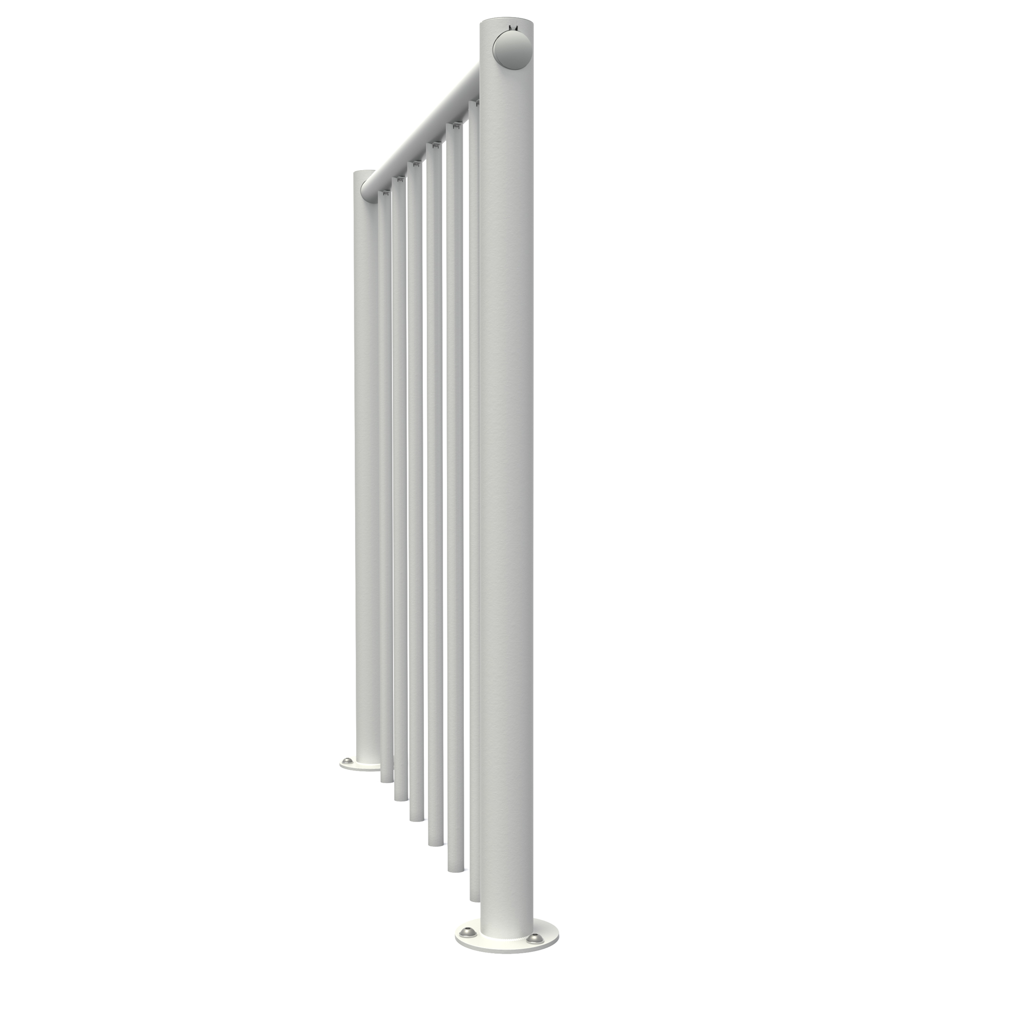 Rekkverk Byggera Euro Design Hvit Rett