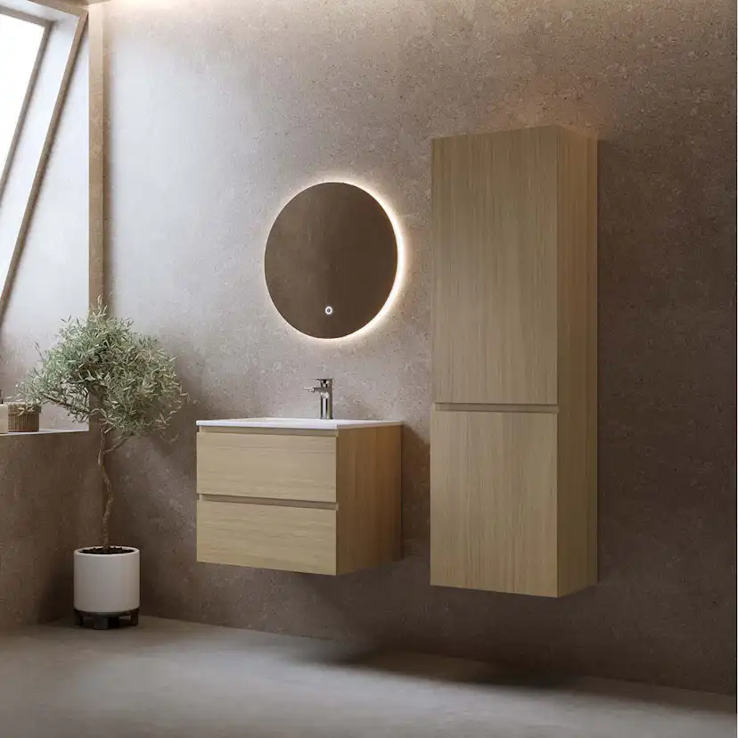 Sideskap Bathlife Eufori Lys Eik