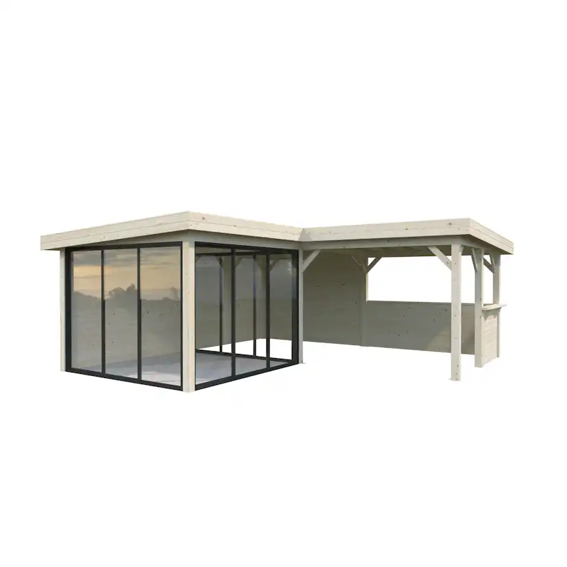 Hagestue Palmako Lenna 24,9 m2 Set 410 Slide