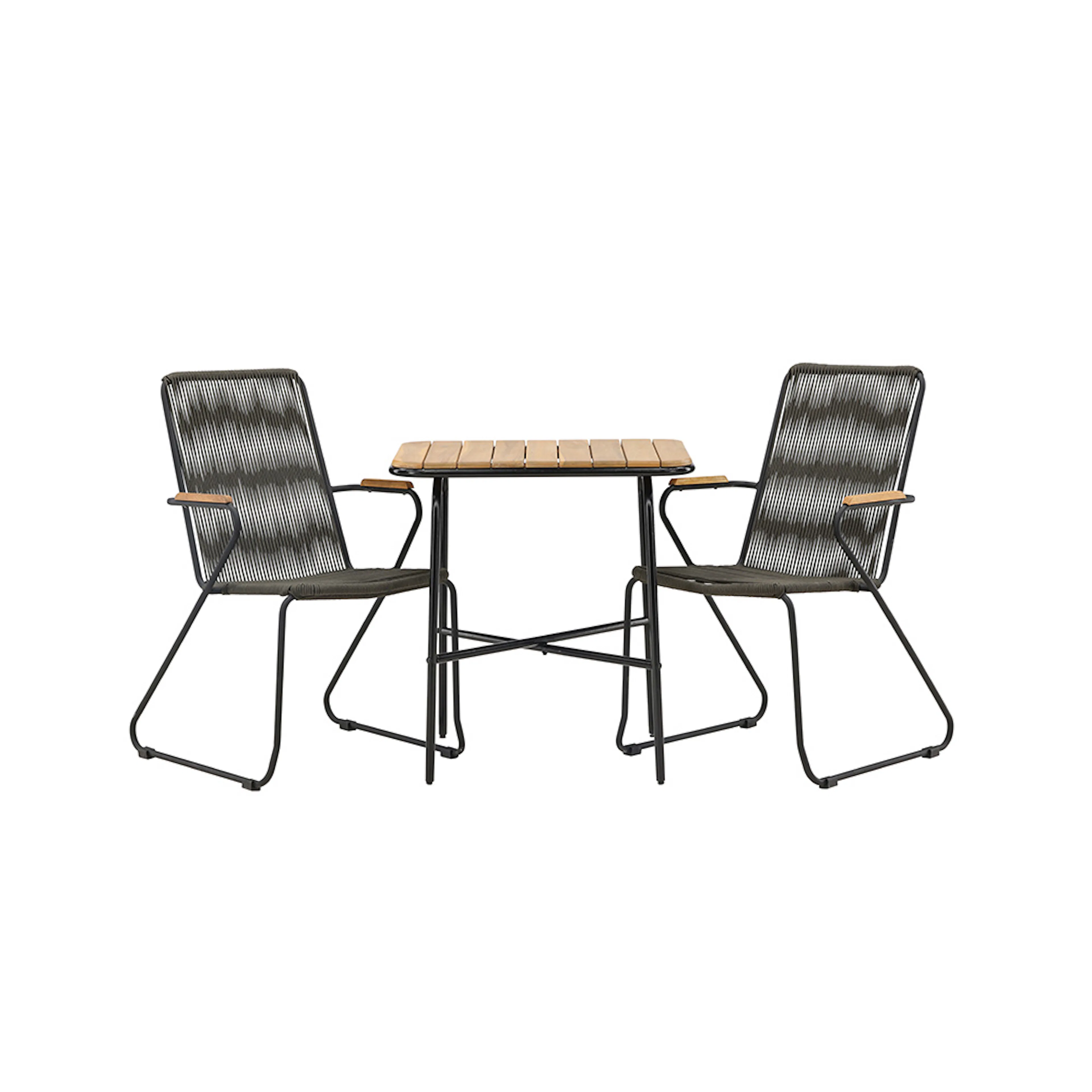 Cafégruppe Venture Home Holmbeck Bord med 2 Bois Stoler