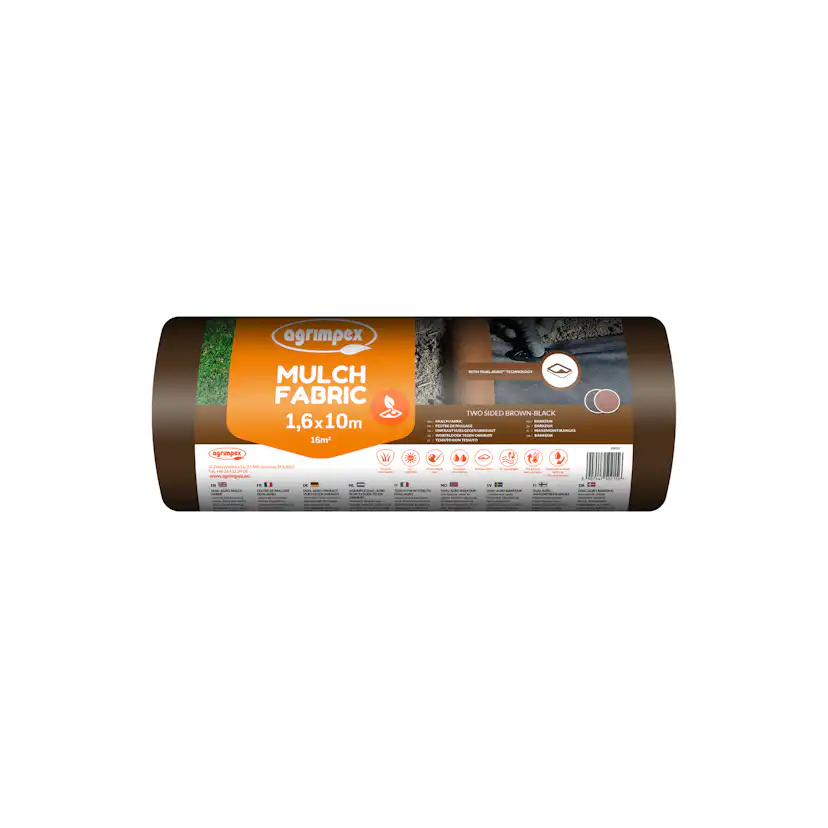 Barduk Jabo Agrimpex Dual-Agro 1,6x10 m Brun/Sort