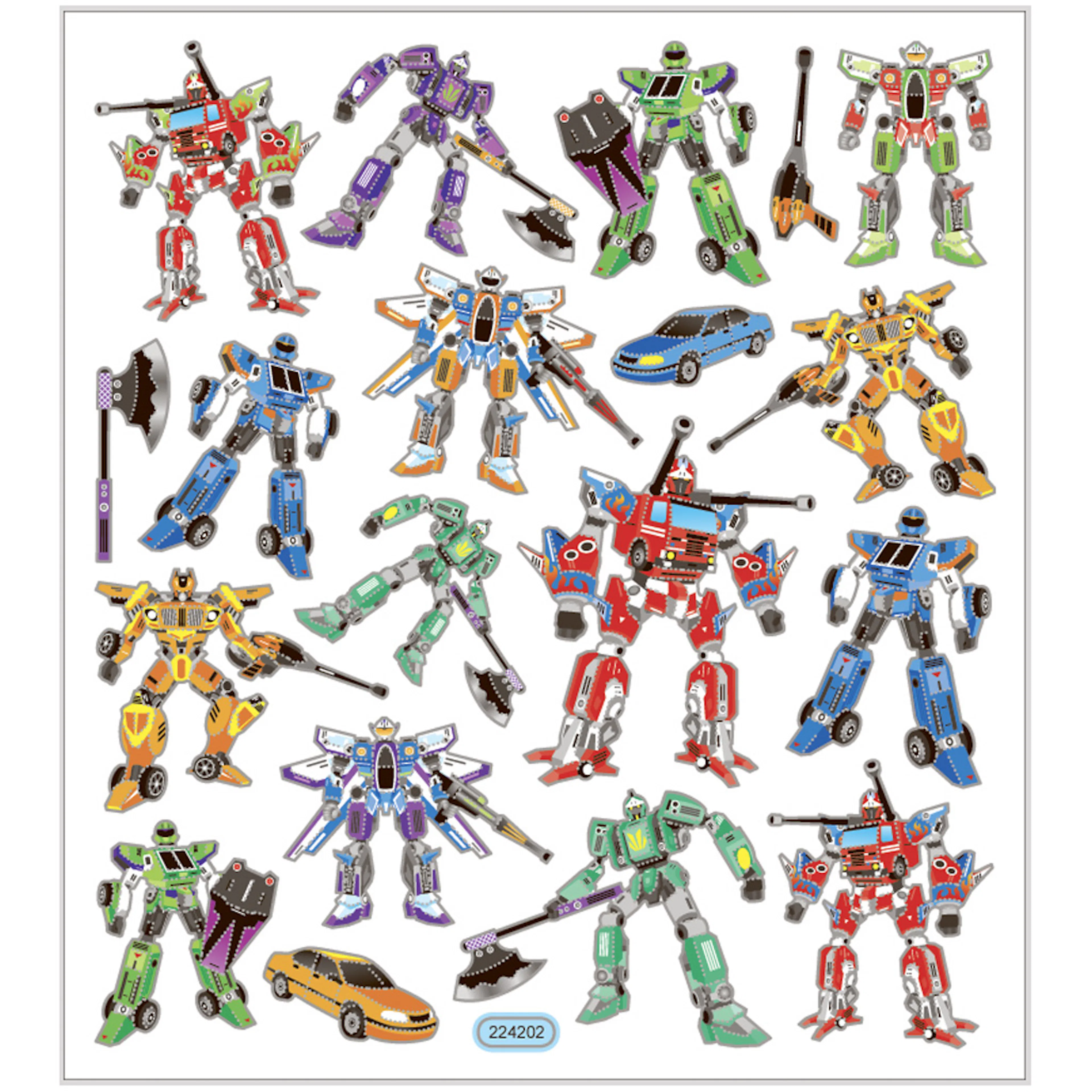 Klistremerker Creativ Company Transformers 15x16,5 cm