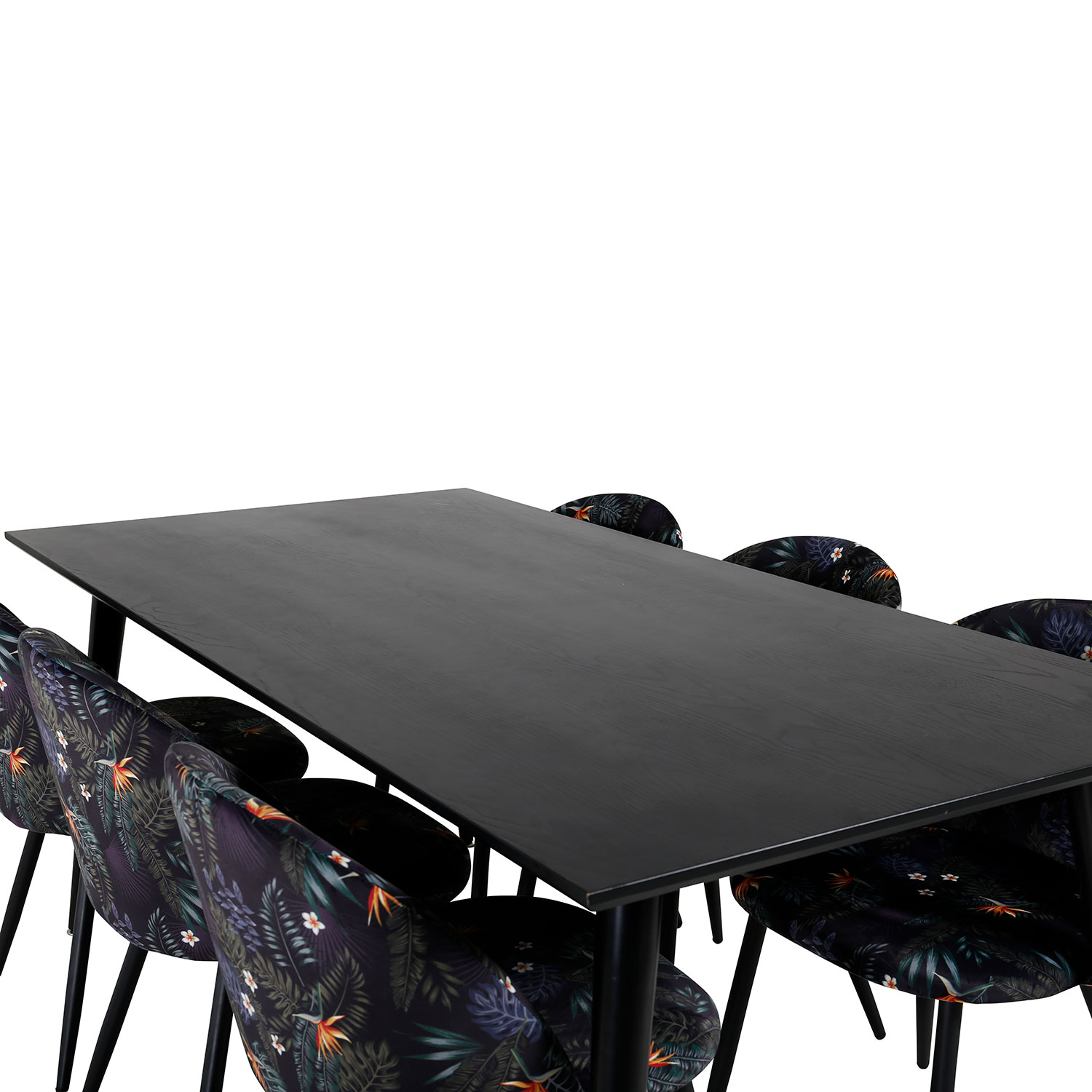 Spisegruppe Venture Home Dipp med 6 Velvet Stoler
