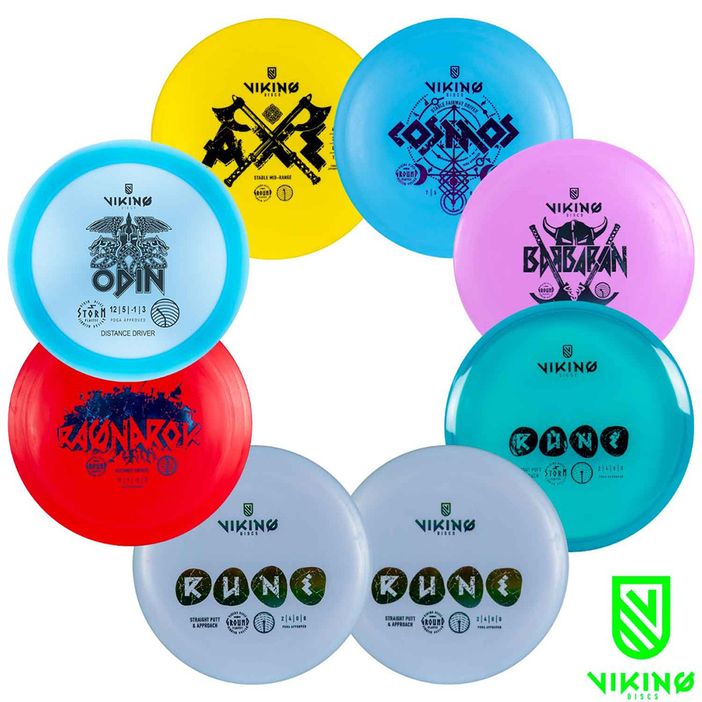 Frisbeegolf Viking Discs VD Starter Set 8-Disc Sett