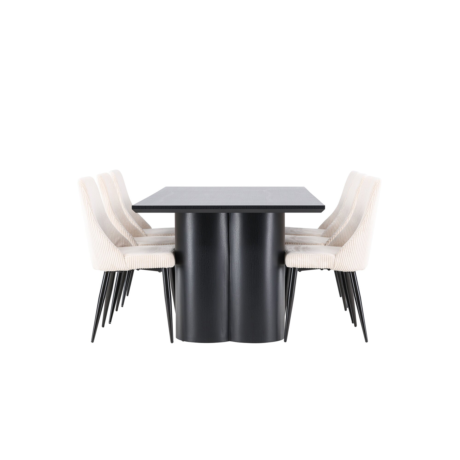 Spisegruppe Venture Home Olivia 210 med 6 stk Leone Stoler