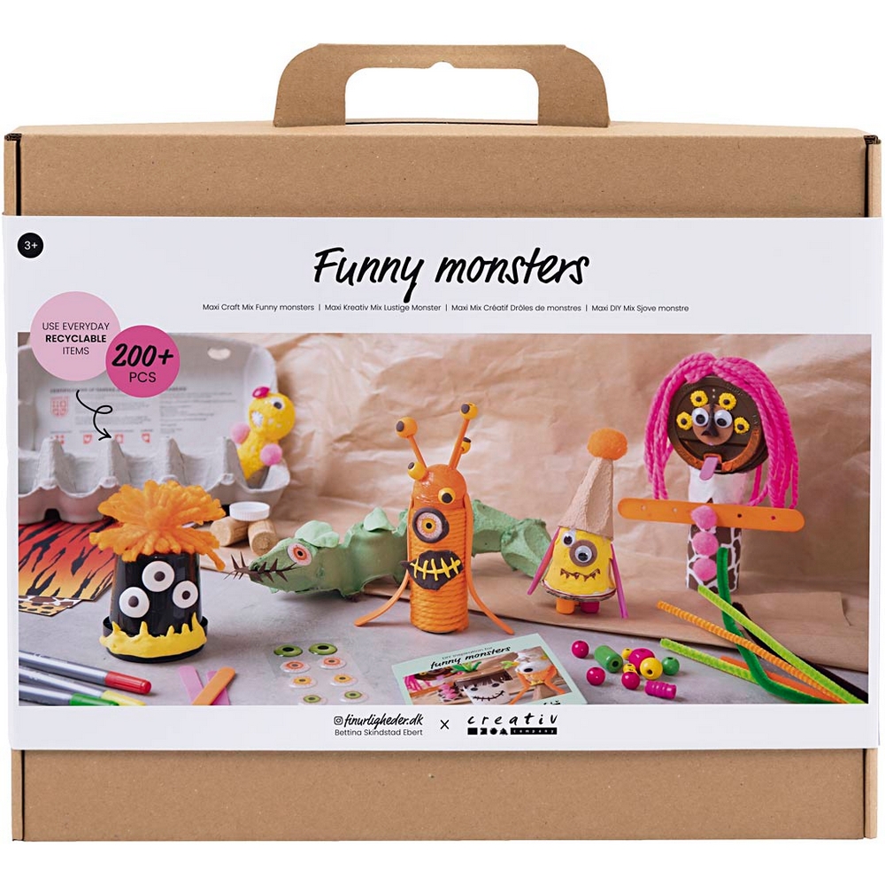 Hobbysett Creativ Company Maxi DIY Kit Mix Funny Monsters