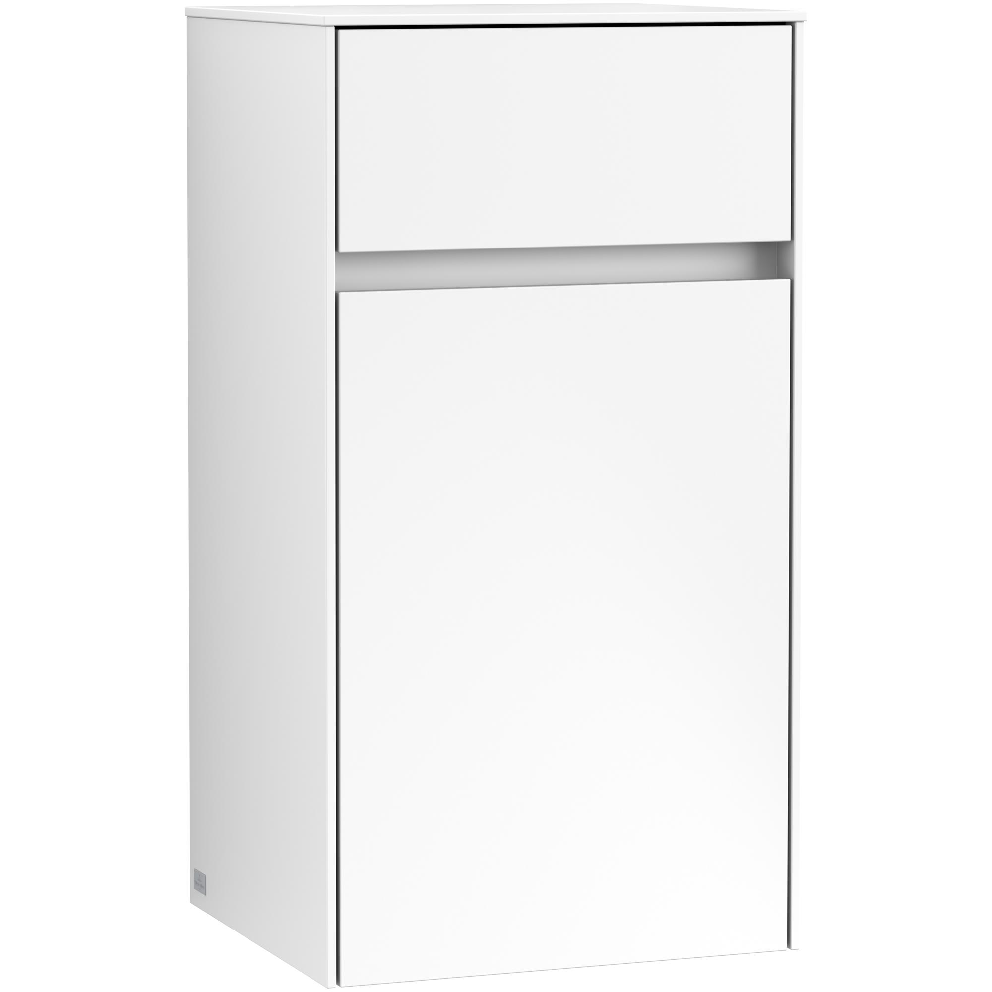 Väggskåp Villeroy & Boch Collaro med 1 Låda och 1 Dörr 404 mm | badrum - badrumsmobler - vagg-och-hogskap | KakelKungen