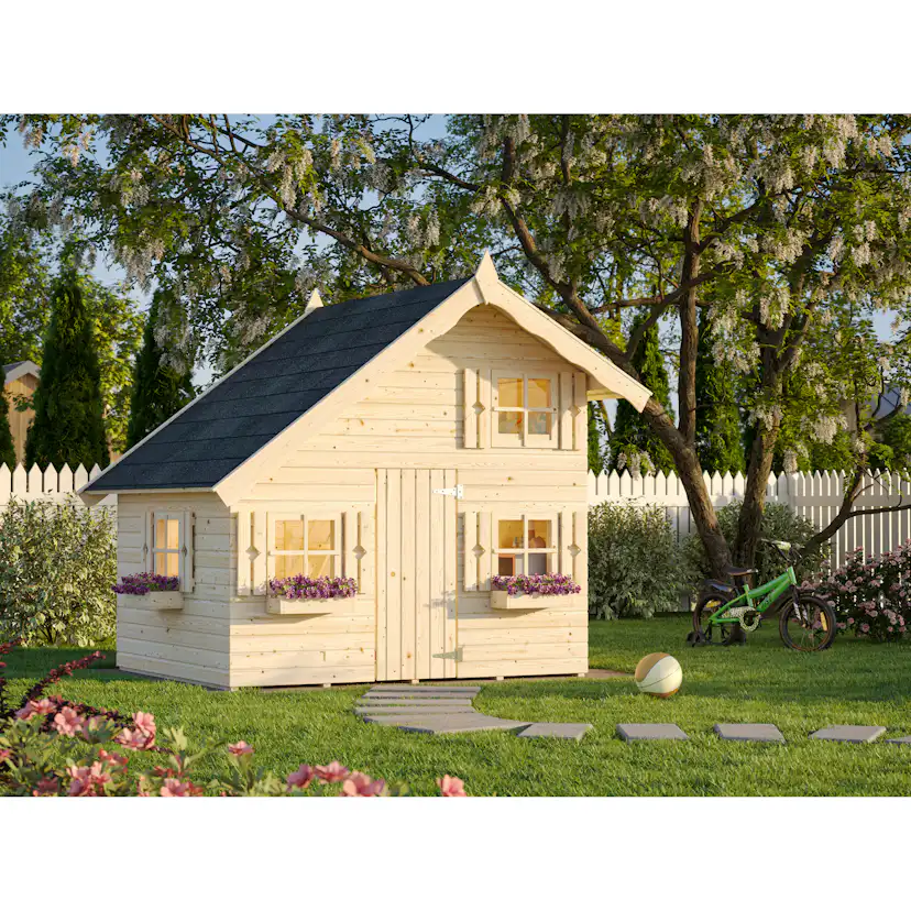 Lekehus Palmako Tom 3,8 m2 med Takshingel