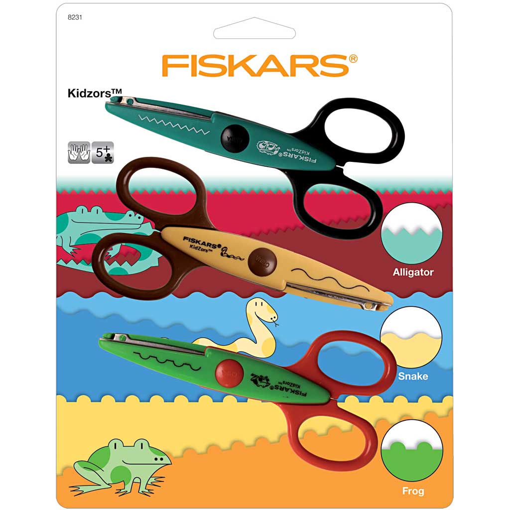 Mønstersakser Fiskars Kidzorst 3 Stk/1 Pk