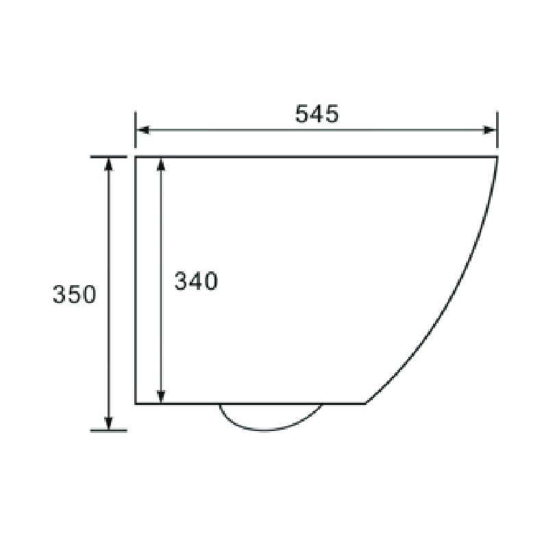 Vegghengt Toalett Lavabo Studio Rimless