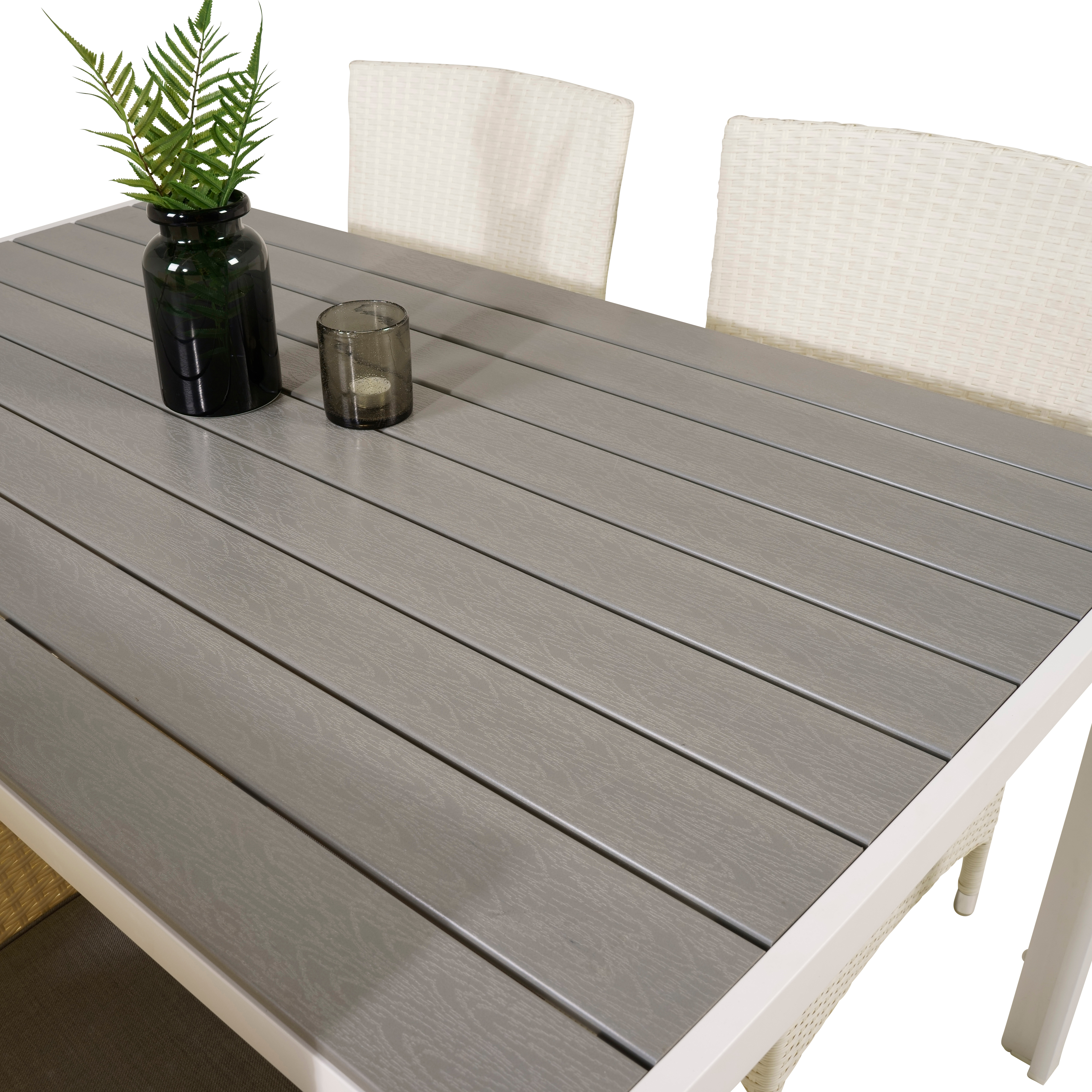 Spisegruppe Venture Home Bront 150 med 4 Milwa Stoler