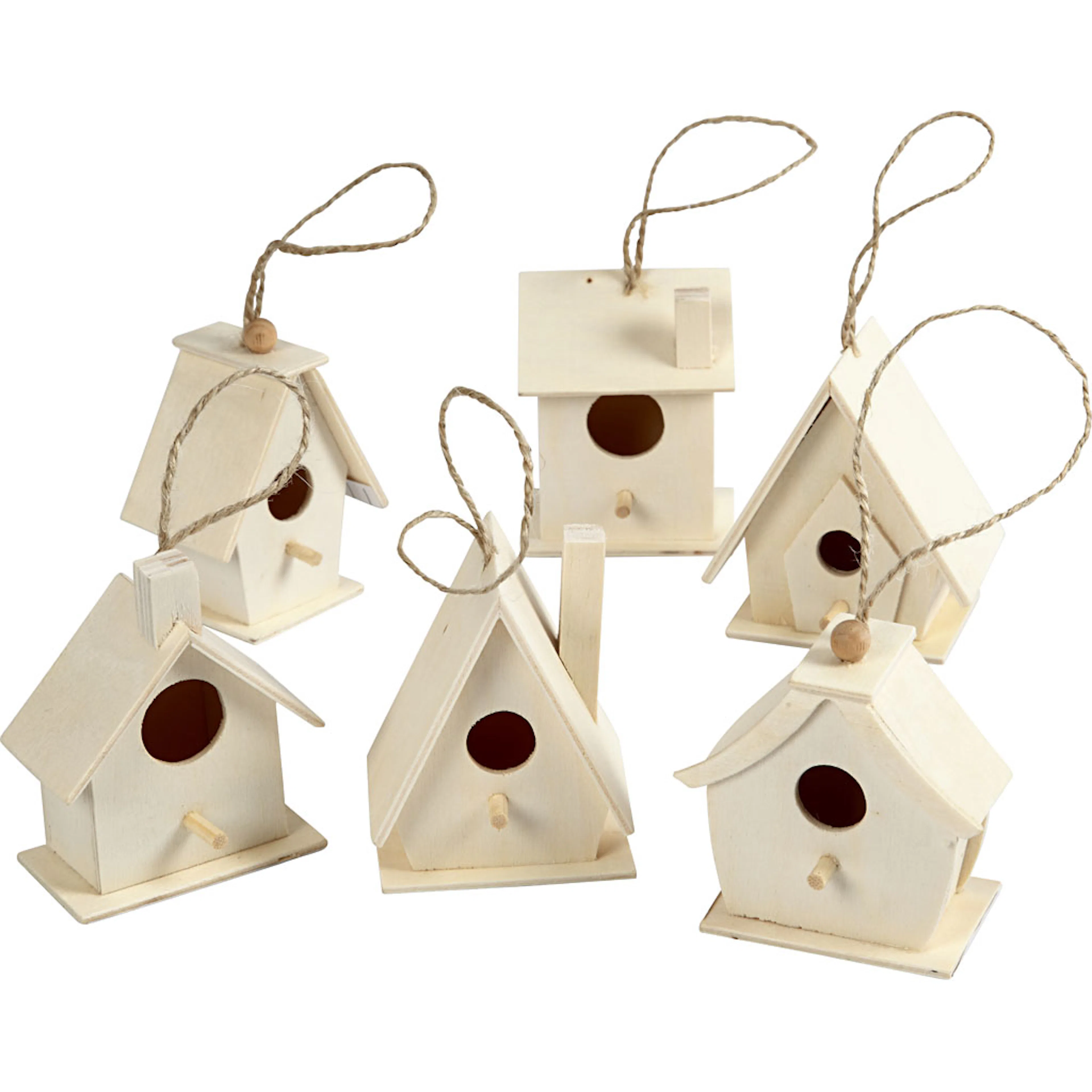 Fuglekasser Creativ Company Mini 6 stk/1 Pk