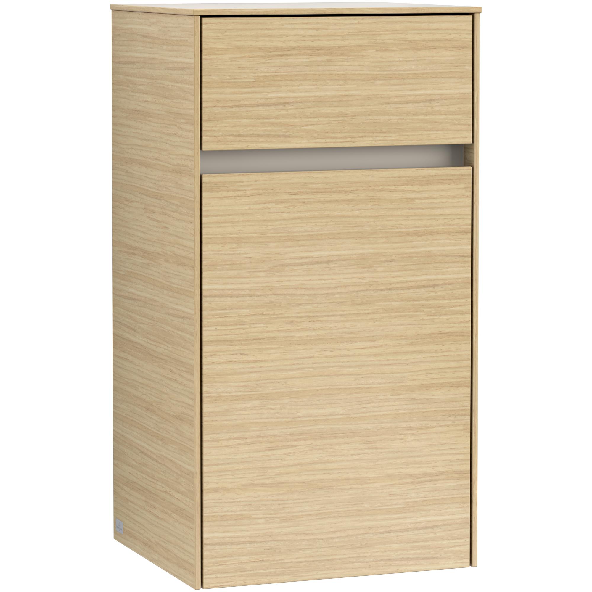 Väggskåp Villeroy & Boch Collaro med 1 Låda och 1 Dörr 404 mm | badrum - badrumsmobler - vagg-och-hogskap | KakelKungen