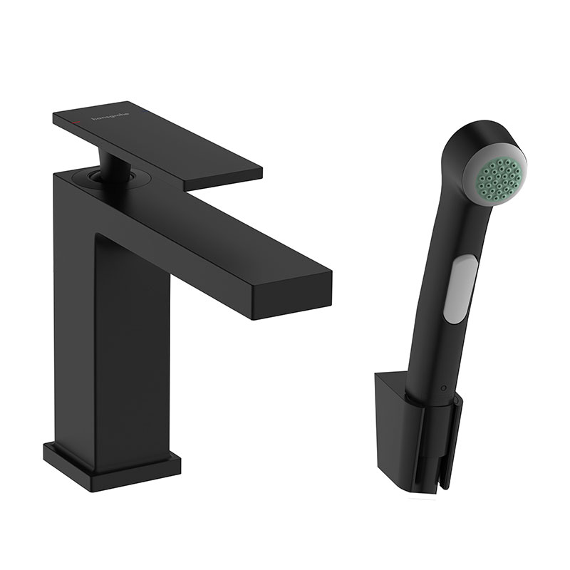 Servantbatteri Hansgrohe Tecturis E 110 med Bidethånddusj og Dusjslange