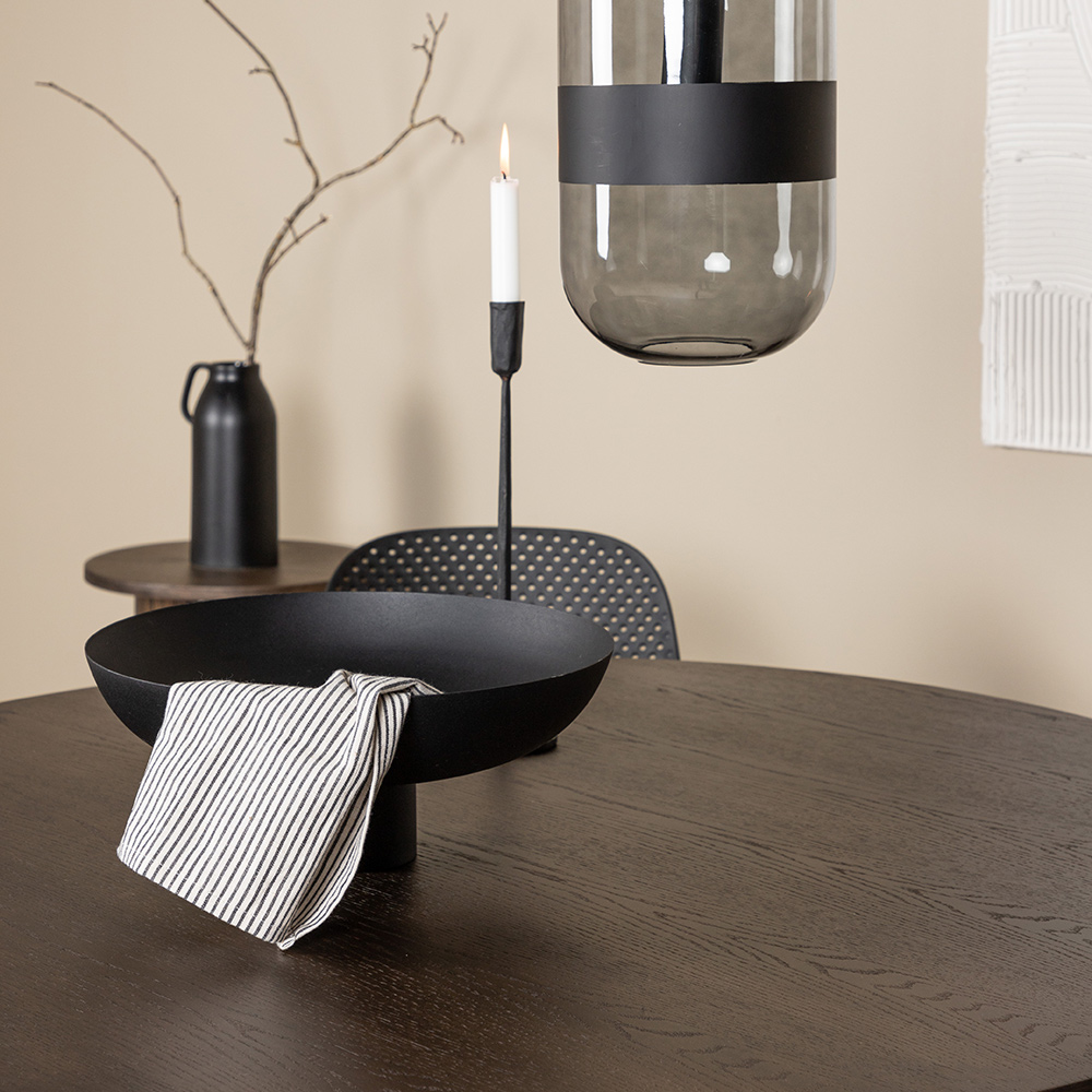 Spisegruppe furniture/fashion Stone Rund med 4 Baltimore Stoler