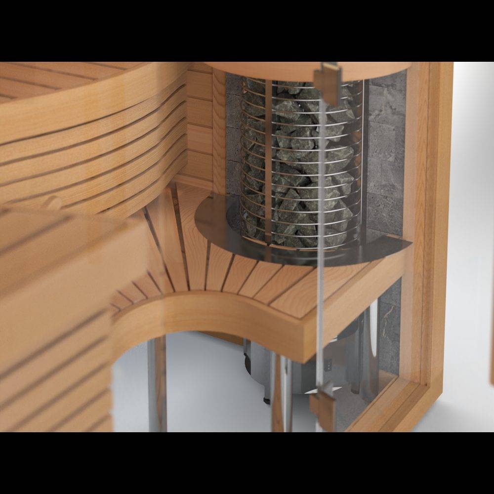 Installasjonskrage SAWO for Væren og Tower Vegg TH4, TH5, ARI3